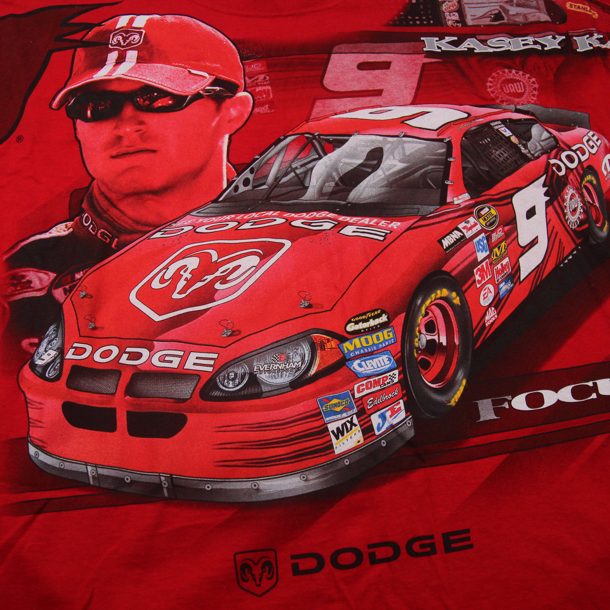 Vintage Chase Authentics Kasey Kahne #9 Dodge Nascar Graphic