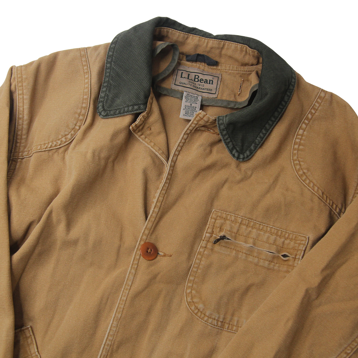 Vintage L.L.Bean Canvas Hunting Jacket - S – Jak of all Vintage