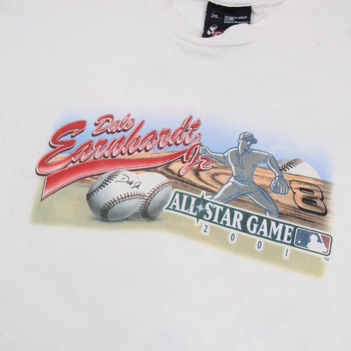 Rare Vintage Majestic 2001 MLB All Star Game Dale Earnhardt Jr Baseball  Jersey