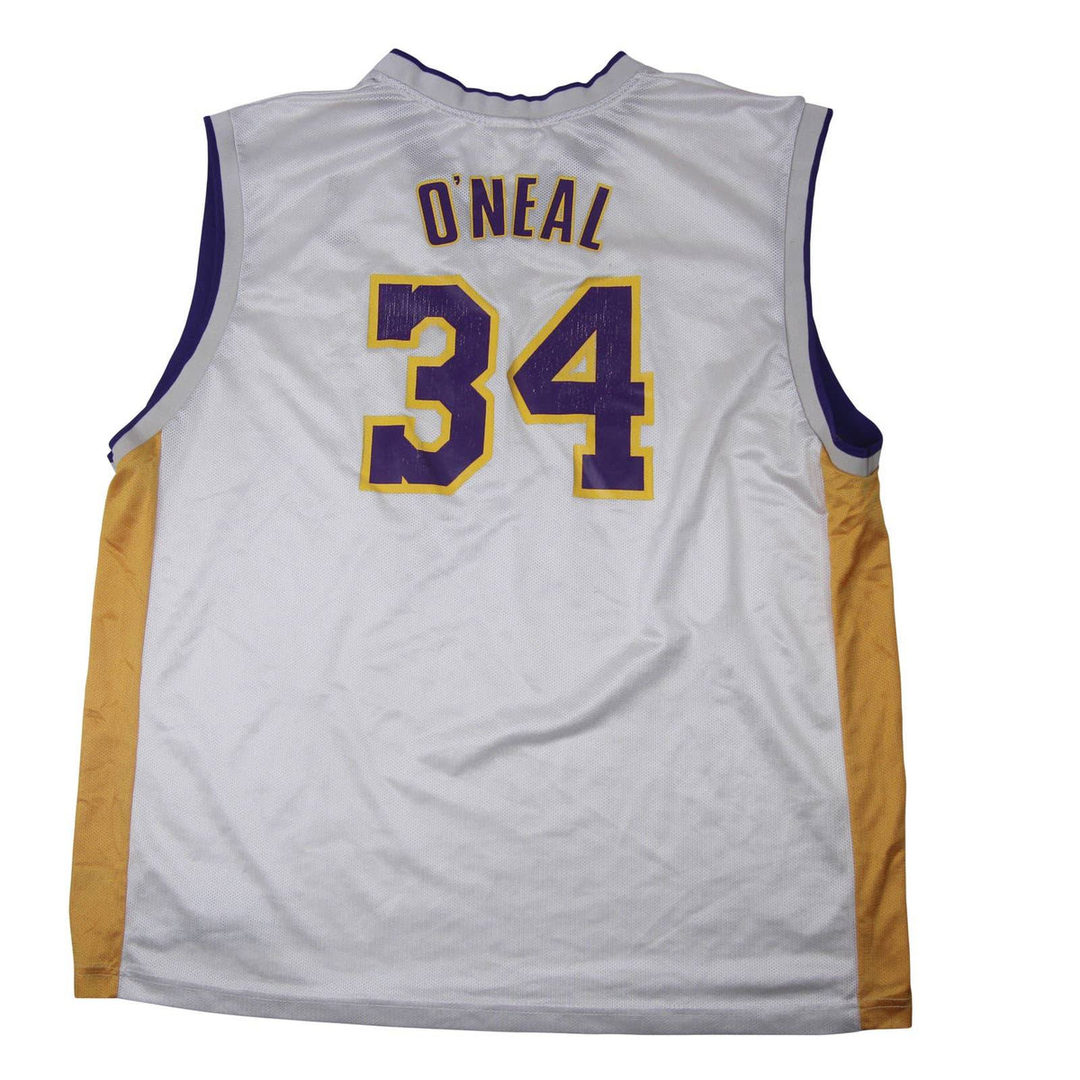 Los Angeles Lakers SHAQUILLE O'NEAL jersey Reebok white Men XL