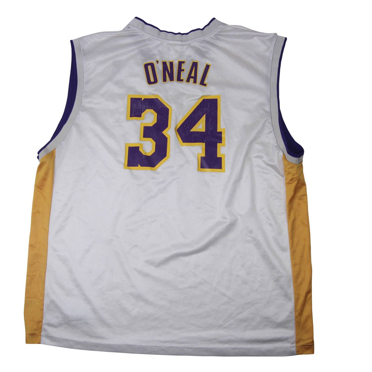 2002-04 LA LAKERS O'NEAL #34 REEBOK JERSEY (AWAY) Y