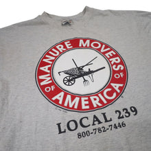 Load image into Gallery viewer, Vintage Manure Movers of American Union Graphic T Shirt - L