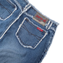 Load image into Gallery viewer, Vintage Y2k Zana Di Denim Frayed Edge Maxi Skirt - W11