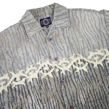 Load image into Gallery viewer, Vintage Y2k Baja Banana Tribal Allover Print Button Up Shirt - M