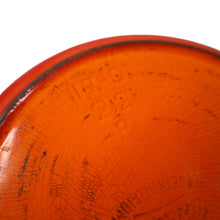 Load image into Gallery viewer, Vintage Descoware Cast Iron Enamel Flame Orange Ombre Dutch Oven - OS