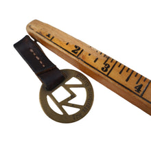 Load image into Gallery viewer, Vintage Marlboro Cigarettes Brass Key Chain Fob - OS