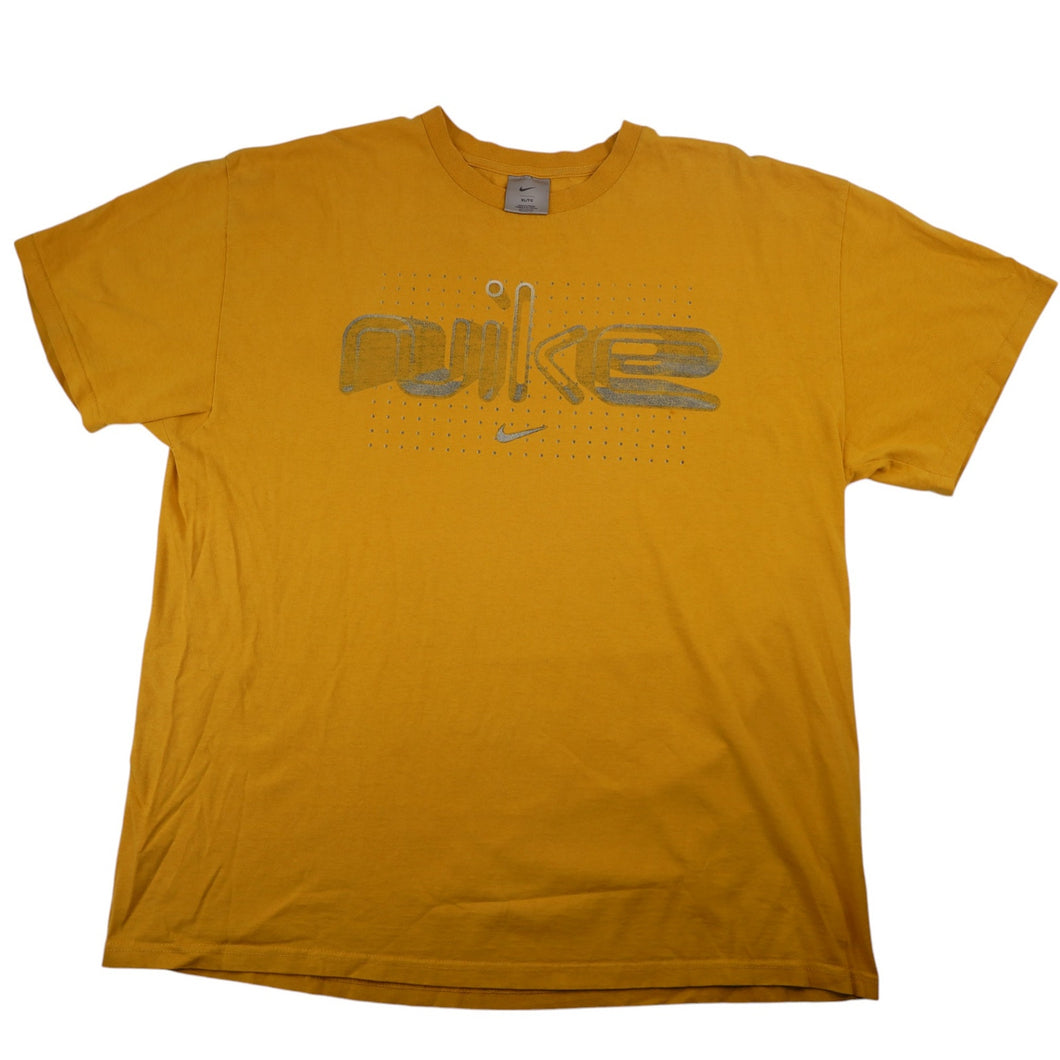 Vintage Y2k Nike 3D Graphic Spellout T Shirt - XL