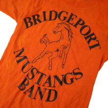 Load image into Gallery viewer, True Vintage Bridgeport Mustangs Band Graphic T Shirt - S
