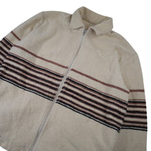 Load image into Gallery viewer, True Vintage Coming Attractions Striped Light Jacket - M