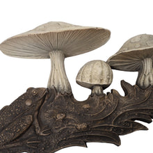 Load image into Gallery viewer, Vintage MCM 60s/70s Mushroom Frog Wall Art Plaque - 17"