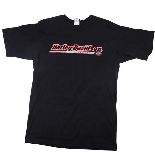 Vintage Harley Davidson Spellout Graphic T Shirt - L
