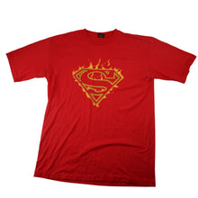 Load image into Gallery viewer, Vintage Marvel shirts Superman Flaming Logo Graphic T Shirt