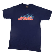 Load image into Gallery viewer, Vintage Y2k Harley Davidson Flame Spellout Graphic T Shirt - L
