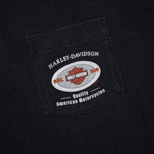 Load image into Gallery viewer, Vintage 90s Harley Davidson Henley Pocket T Shirt - XL