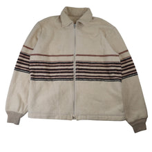 Load image into Gallery viewer, True Vintage Coming Attractions Striped Light Jacket - M
