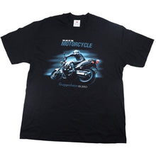 Load image into Gallery viewer, Vintage Guggenheim Bilboa Art of the Motorcycle Exhibition Graphic T Shirt - XL