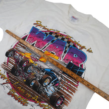 Load image into Gallery viewer, Vintage Manzanita Speedway Sprint Car Racing War Graphic T Shirt - L
