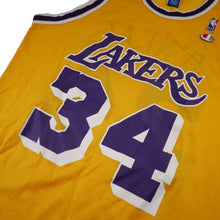 Load image into Gallery viewer, Vintage 90s Champion LA Lakers Shaquille O'Neal Basketball Jersey - L