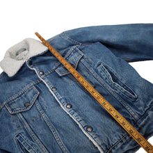 Load image into Gallery viewer, Vintage Silver Spur Sherpa Denim Jacket - S