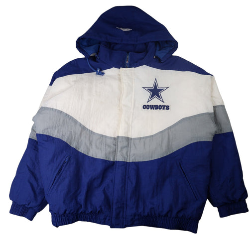 Vintage 90s Apex One Dallas Cowboys Puffer Jacket - XL