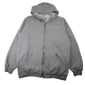 Vintage Carhartt Full Zip Small Spellout Hoodie - L