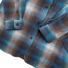 Load image into Gallery viewer, Pendleton Shadow Plaid Wool Flannel Button Up Shirt - WMNS S