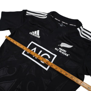 2013 Adidas New Zealand All Blacks Maori Haka Design Rugby Jersey - S