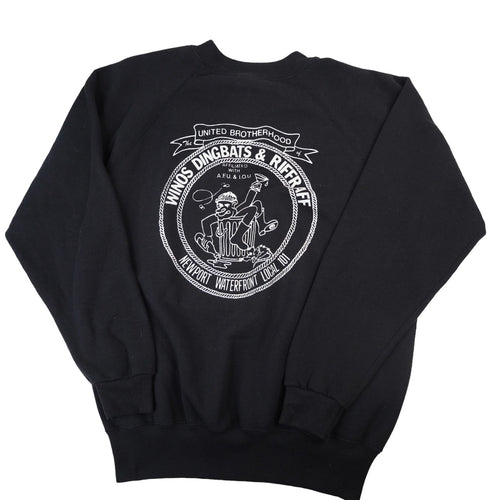 Vintage Winos, Dingbats, and Riffraff Graphic Sweatshirt - M