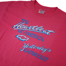 Load image into Gallery viewer, Vintage Chevy &quot;The Heartbeat of American&quot; Graphic T Shirt - XL