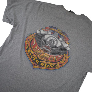 Vintage Y2k Harley Davidson Laughlin Rive Run Graphic T Shirt - L