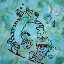 Load image into Gallery viewer, Vintage 90s Calvin &amp; Hobbs Graphic Tie Dye Graphic T Shirt - XL