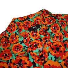 Load image into Gallery viewer, Stussy Poppy Floral AOP Button Up Shirt - S