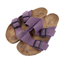 Load image into Gallery viewer, Birkenstock Purple Suede Arizona Sandals - W8