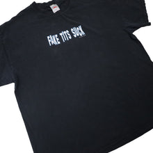 Load image into Gallery viewer, Vintage Y2k &quot;Fake Tits Suck&quot; Slogan T Shirt - XL