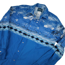 Load image into Gallery viewer, Vintage Wrangler Aztec Eagle Print Western Button Up Shirt - L