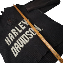 Load image into Gallery viewer, Vintage Harley Davidson Knit Spellout Cowl Sweater - WMNS M