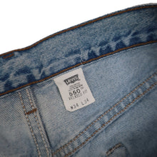 Load image into Gallery viewer, Vintage Levis 550 USA Made Loose Fit Denim Jeans - 34"x34"