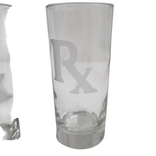 Load image into Gallery viewer, Vintage Rx Pharma Prescription Logo Glass Set - OS