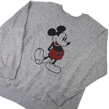 Load image into Gallery viewer, Vintage Disney Mickey Mouse Graphic Heather Gray Sweatshirt - M