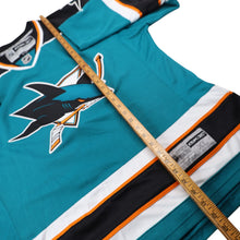 Load image into Gallery viewer, Vintage Reebok San Jose Sharks All Sewn Jersey