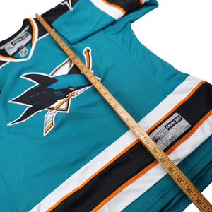Vintage Reebok San Jose Sharks All Sewn Jersey