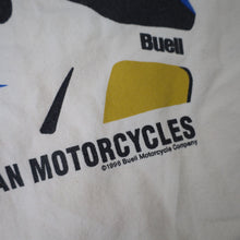 Load image into Gallery viewer, Vintage 1996 Harley Davidson Buell Graphic Button Up Work Shirt - XL