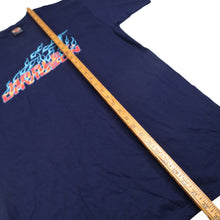 Load image into Gallery viewer, Vintage Y2k Harley Davidson Flame Spellout Graphic T Shirt - L