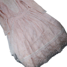 Load image into Gallery viewer, Vintage Gunne Sax  by Jessica McClintock Lace Over Pink Statin Dress - WMNS 9/10