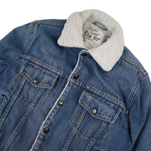 Load image into Gallery viewer, Vintage Silver Spur Sherpa Denim Jacket - S