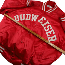 Load image into Gallery viewer, Vintage Budweiser Beer Spellout Sating Jacket - XXL