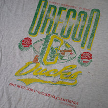 Load image into Gallery viewer, Vintage Distressed University of Oregon Ducks 1995 Rose Bowl Graphic T Shirt