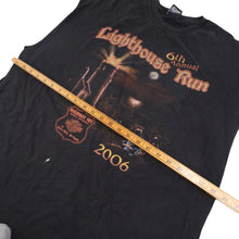 Load image into Gallery viewer, Vintage Y2k Harley Davidson 6th Annual Lighthouse Run Graphic Muscle T - XL