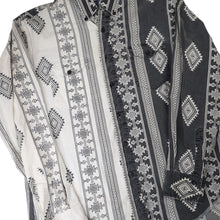 Load image into Gallery viewer, Vintage Wrangler Split Aztec Navajo Design Striped Western Shirt - L