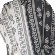 Load image into Gallery viewer, Vintage Wrangler Split Aztec Navajo Design Striped Western Shirt - L